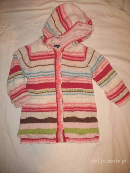 GAP 92 98 piękny długi sweter