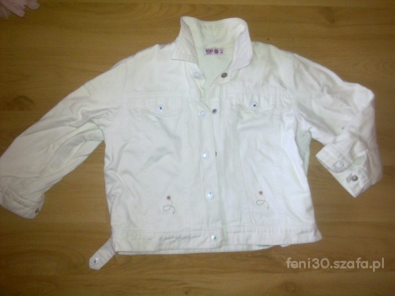 Biała katanka jak nowa ciepła