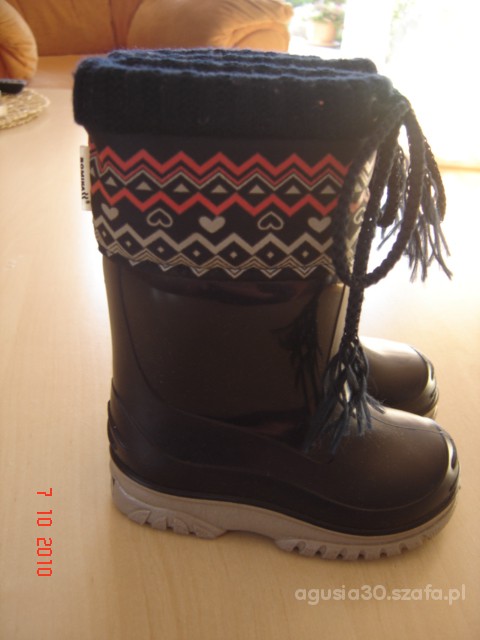 Śniegowce gumiaki ocieplane 21