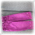 fioletowe spodnie z motylkami
