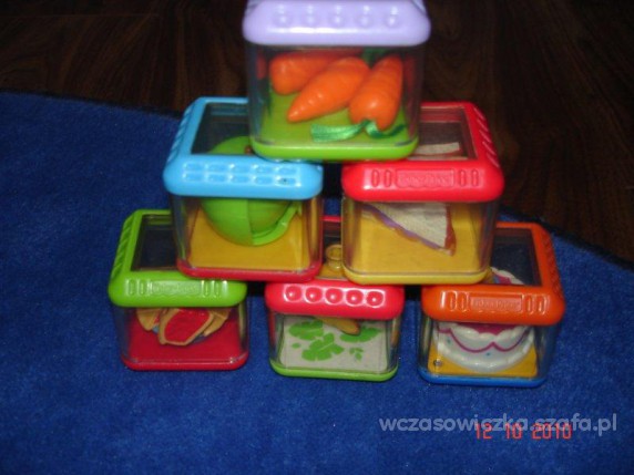 fisher price klocki jedzenie