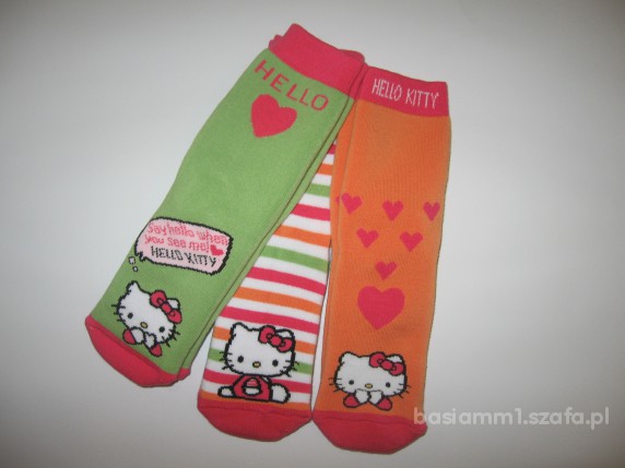 NOWE H and M 3 PACK SKARPETKI HELLO KITTY