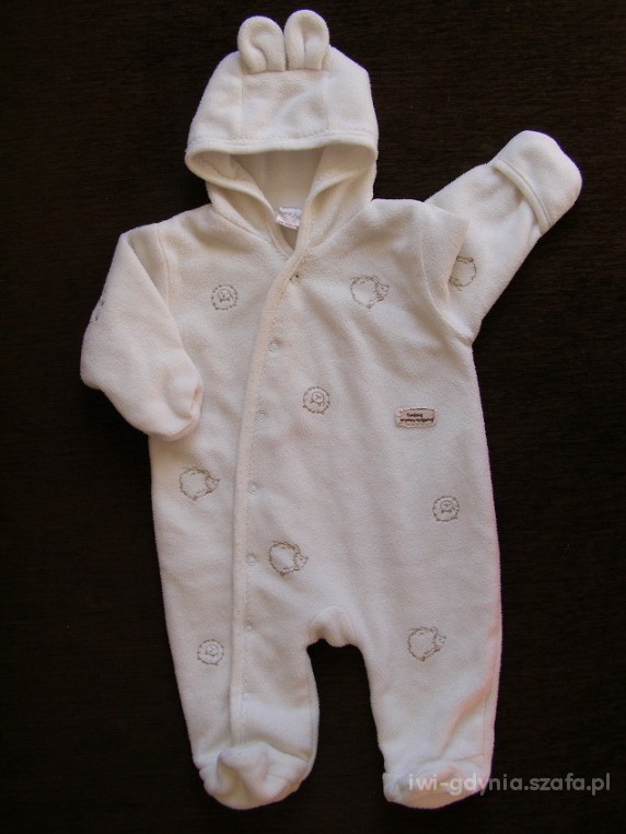 polarowy rozpinany kombinezon