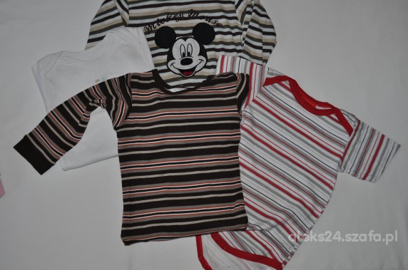 Zestaw body rozm 86 HM DISNEY