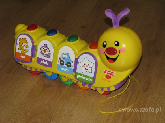 Gąsienica Gawędziarka Fisher Price j polski