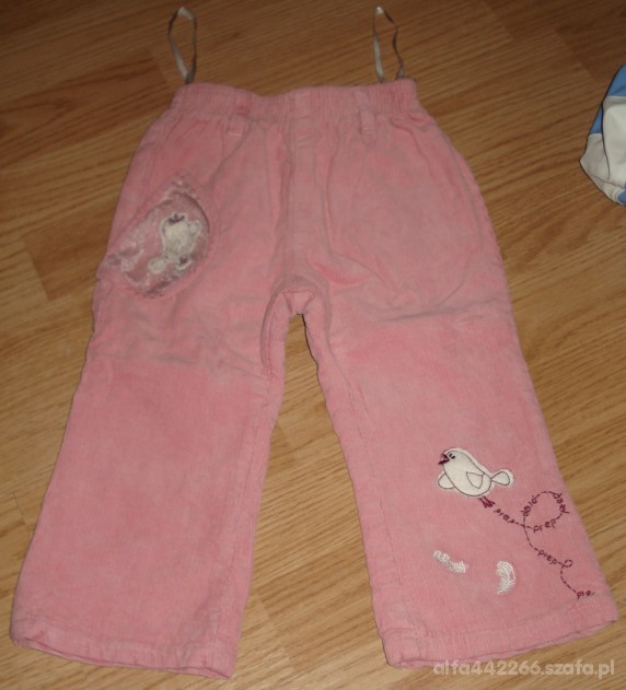 śliczne różowe spodnie