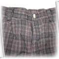 Chłopięce ciepłe spodnie w kratkę CiA 104