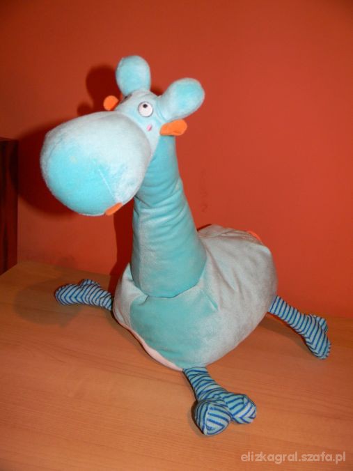 Niebieska żyrafa dinozaur IKEA