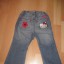 jeansowe spodnie Hello Kitty rozm 86