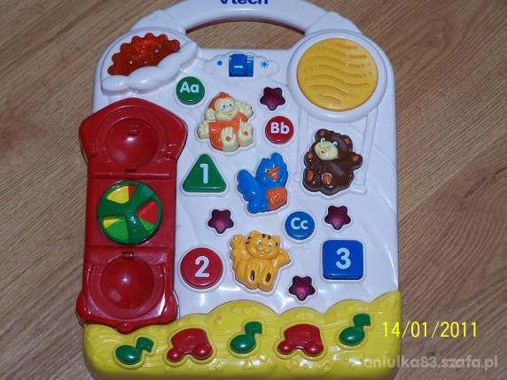 VTECH GRAJĄCA WALIZECZKA PANEL