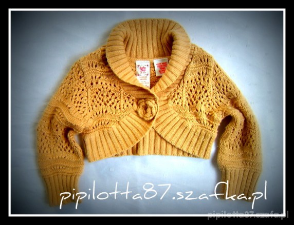 GAP ażurowe boskie bolerko CUDO roz 86