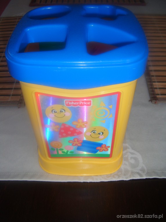 Sorter FISHER PRICE w kubełku