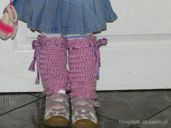 getry ocieplacze szydełkowe