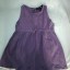 fioletowa sukienka 86 do 92 cm