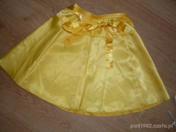 żółta spódniczka