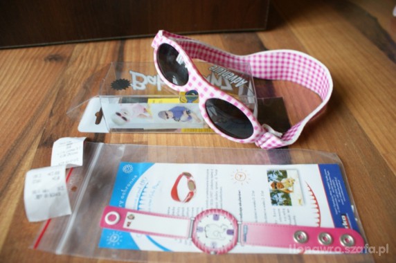 Okulary Baby Banz i bransoletka Kidslabel Sun