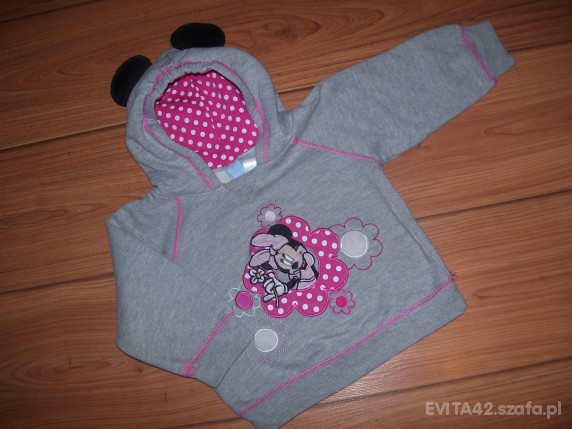 Świetna bluza z Minnie Mouse rozm 24 miesiące