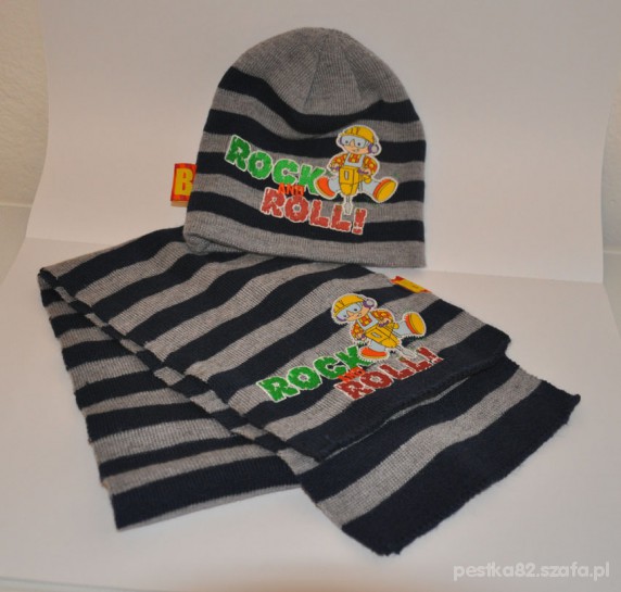 BOB BUDOWNICZY CZAPKA I SZALIK nowy