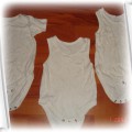 BIAŁE BODY ROZ 74 80 MOTHERCARE TESCO