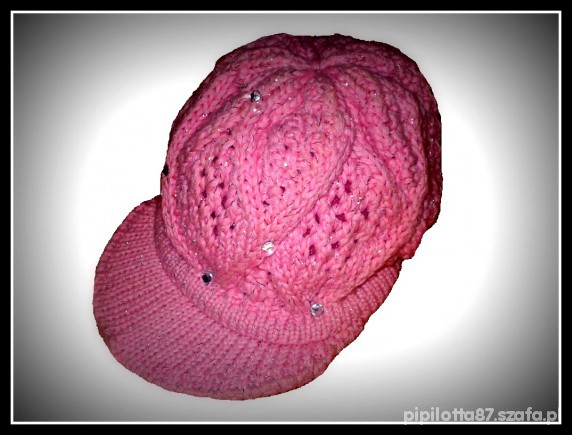 Czapeczka z daszkiem na wiosnę CUDO 48cm