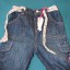 jeansy z paskiem rozmiar 68