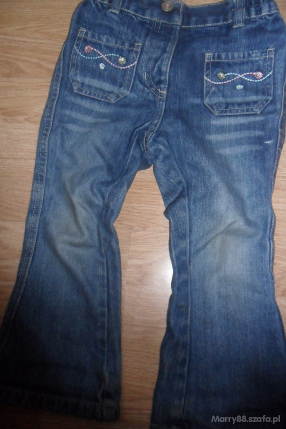 jeans wycierane