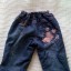 Jeansy na polarku MATALAN 68cm BLIZNIACZKI