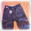 Jeansowe spodnie bojówki Wójcik Collection