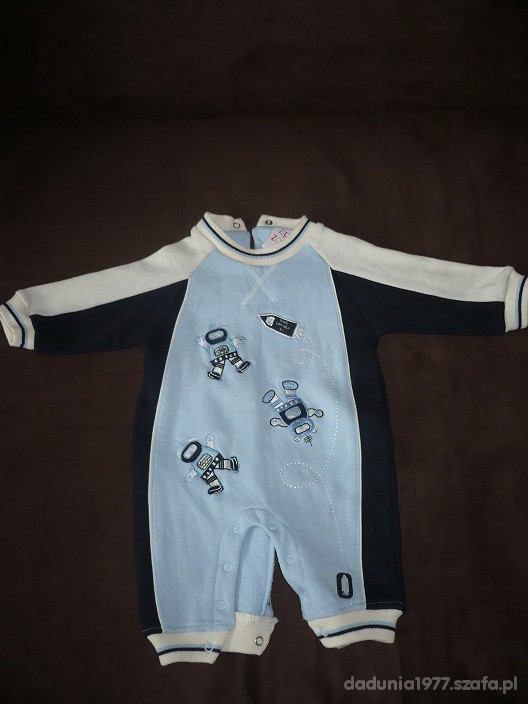 Ciepły rampers z dł rękawemod0do3m