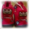 Nowe czerwone butki papcie strażak