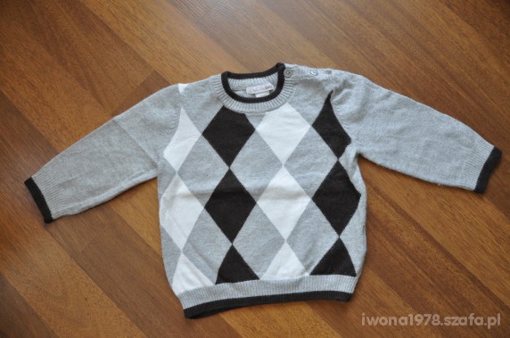 Sweter HM romby 80cm