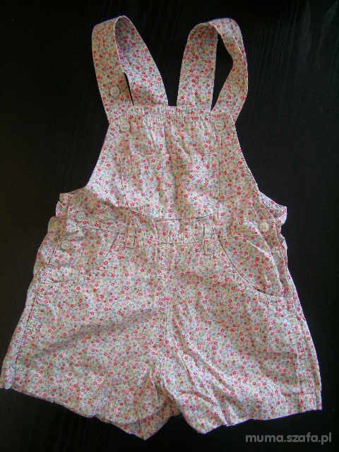 Ogrodniczki w modne kwiatuszki