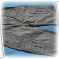 HM spodnie bojówki sztruksowe 86