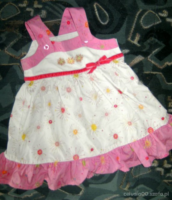 Sukienka dla małej ksieżniczki rozmiar56
