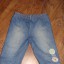 spodenki spodnie na polarze 3 6m 62 68 jeansy