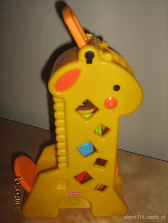 ŻYRAFKA FISHER PRICE 4 KLOCKI