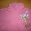 Golf różowy bluzeczka 98 pompony