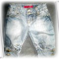 Rewelacyjne jeansowe spodenki 92