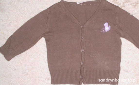 Cuudo Kardigan Czekoladowy 68 74