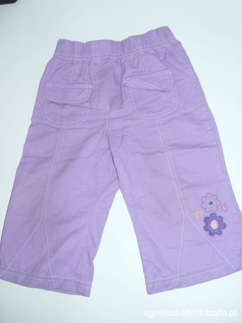 fioletowe spodnie