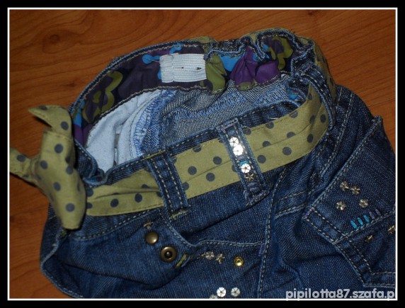 86 NEXT cudo spodenki hafty cekiny RURKI