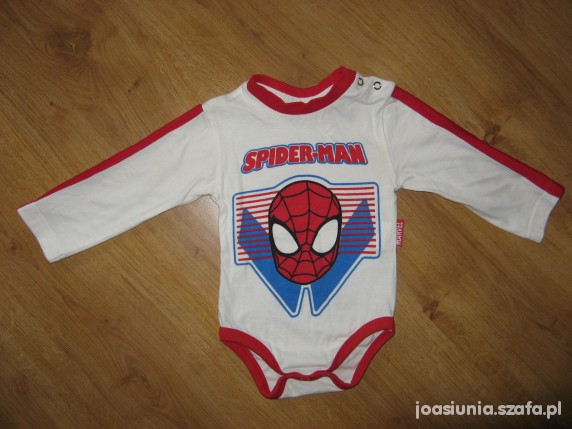 body spiderman dla chłopca 68