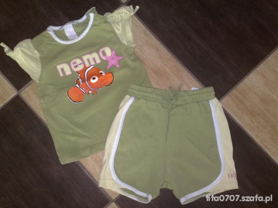 Komplecik z nemo H&M rozm 74