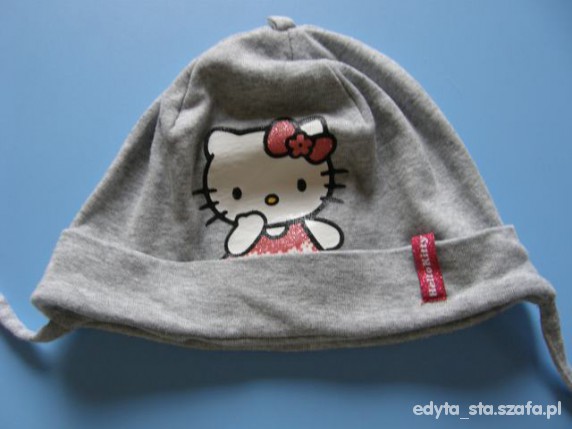 czapka szara hello kitty rozm 86