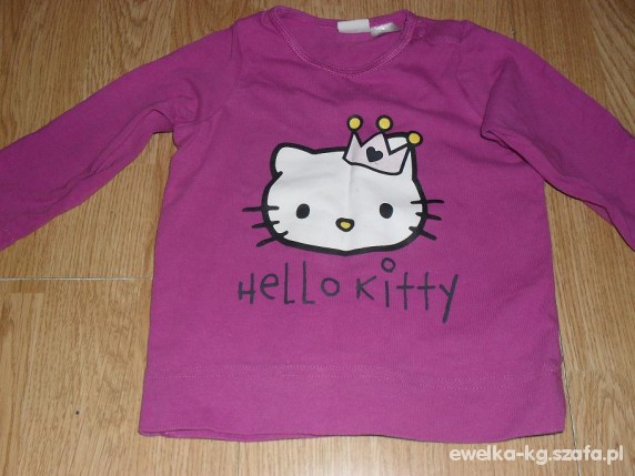 śliczna bluzeczka HELLO KITTY H&M