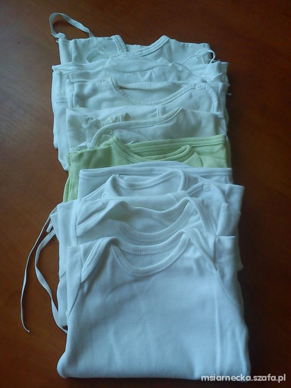 6koszulek plus 2 body rozm56 62 wyprawka