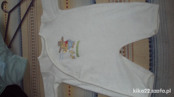 welurowy rampers kubus puchatek