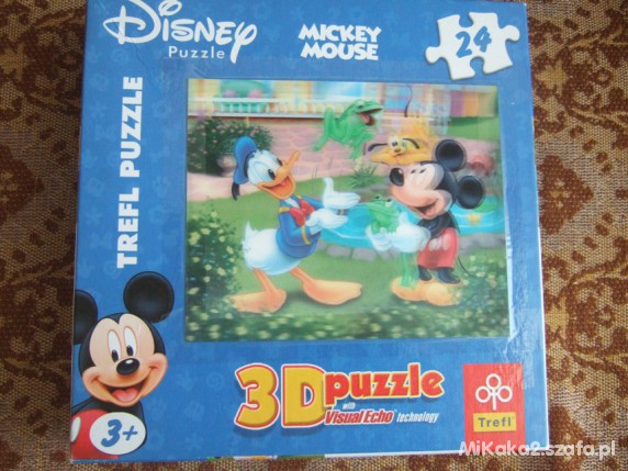 PUZZLE 3D MYSZKA MIKI KACZOR DONALD