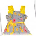 Śliczna sukieneczka kolorowa kwiatki kokardka NOWA