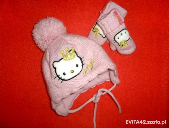 Komplet na zimę Hello Kitty rozm 86 firmy H&M